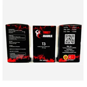 Turkeyanabolic T3 Tablets - Advanced Thyroid Support for Fat Loss and Metabolism Boost