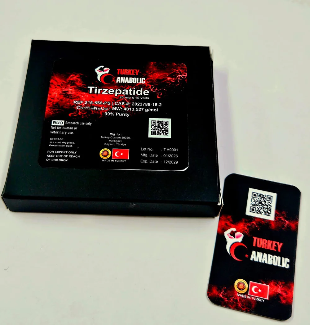 tirzepatide turkiye Turkeyanabolic Tirzepatide - Dual GLP-1 & GIP Research Peptide - 20mg